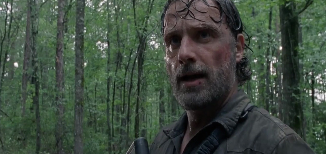 Andrew Lincoln como Rick em The Walking Dead