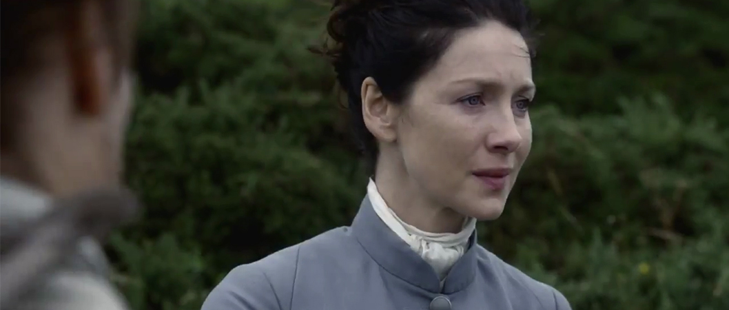 Claire (Caitriona Balfe) na 3ª temporada de Outlander