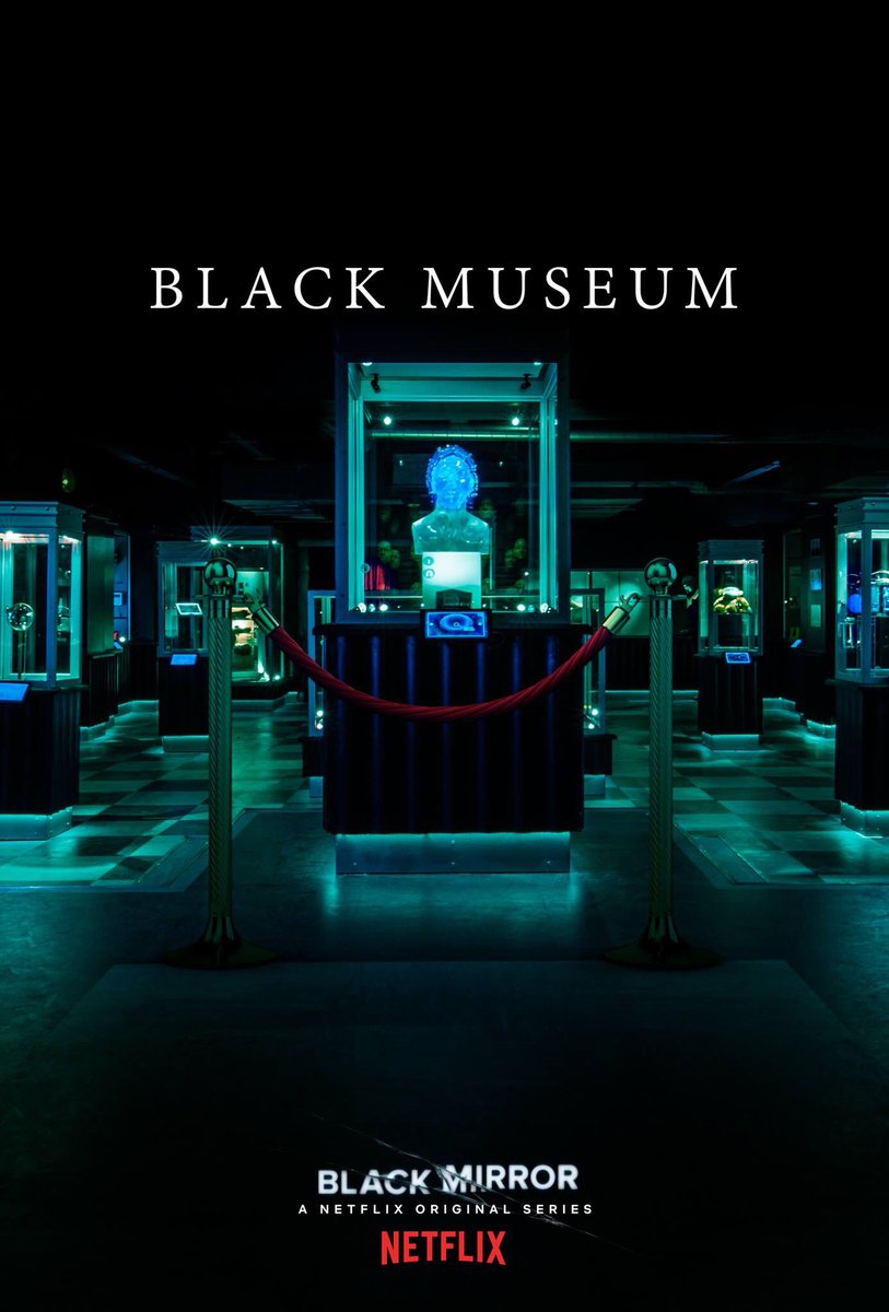 Pôster do episódio Black Museum da 4ª temporada de Black Mirror