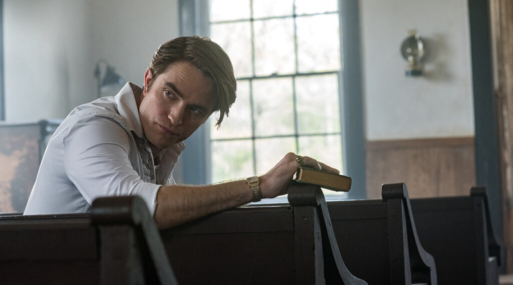 Robert Pattinson no filme O Diabo de Cada Dia, da Netflix | Crédito: Cortesia/Netflix